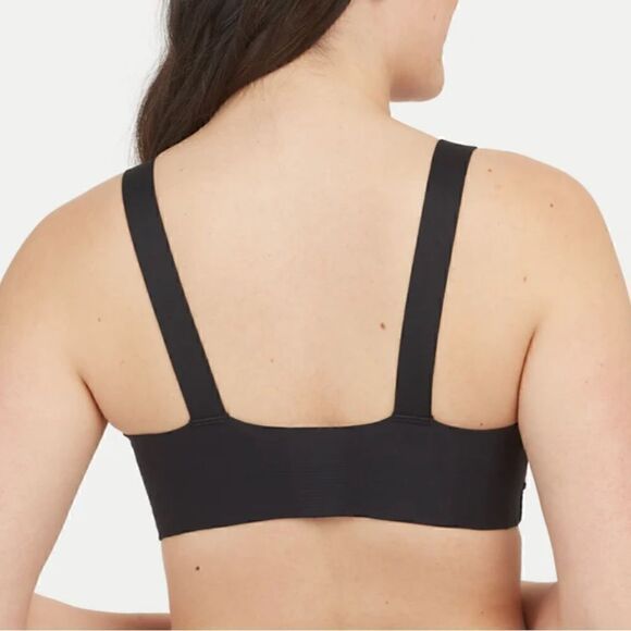 NWT SPANX Bra-llelujah! Unlined Bralette BRUSHED COLLAGE NEUTRAL MINI Smoothing - Picture 7 of 12